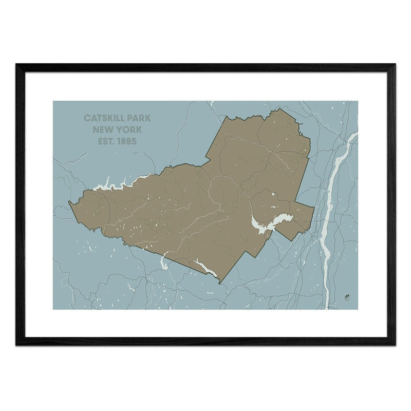 Catskill Park Map - Muir Way - National Park