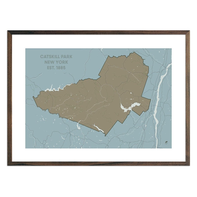 Catskill Park Map - Muir Way - National Park
