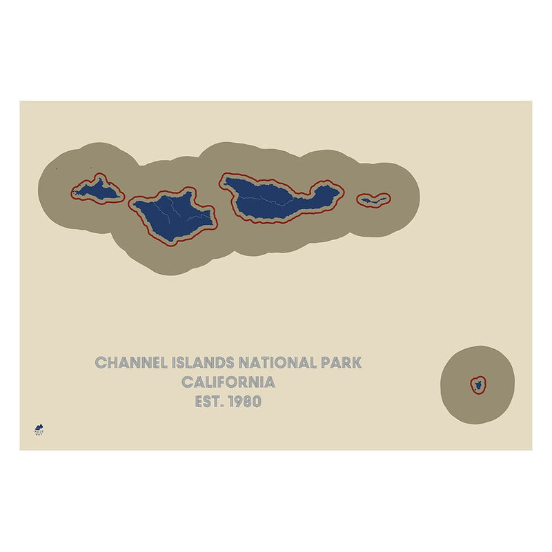 Channel Islands National Park Map - Muir Way - National Park
