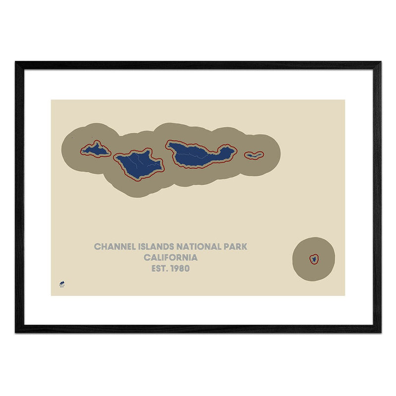 Channel Islands National Park Map - Muir Way - National Park