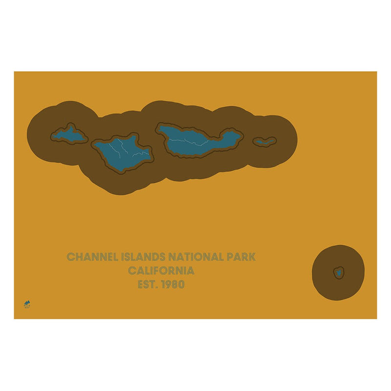 Channel Islands National Park Map - Muir Way - National Park