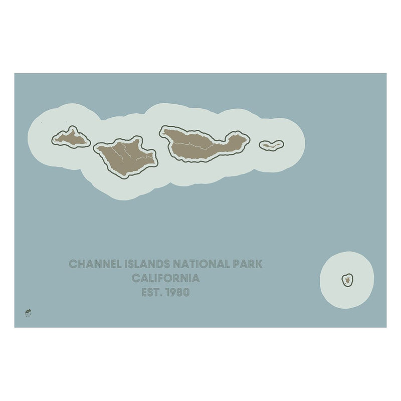 Channel Islands National Park Map - Muir Way - National Park