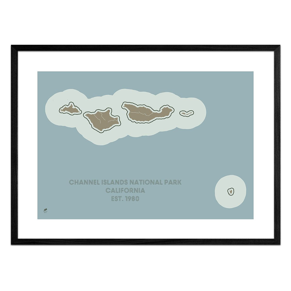 Channel Islands National Park Map Hiking Santa Cruz Island In Channel