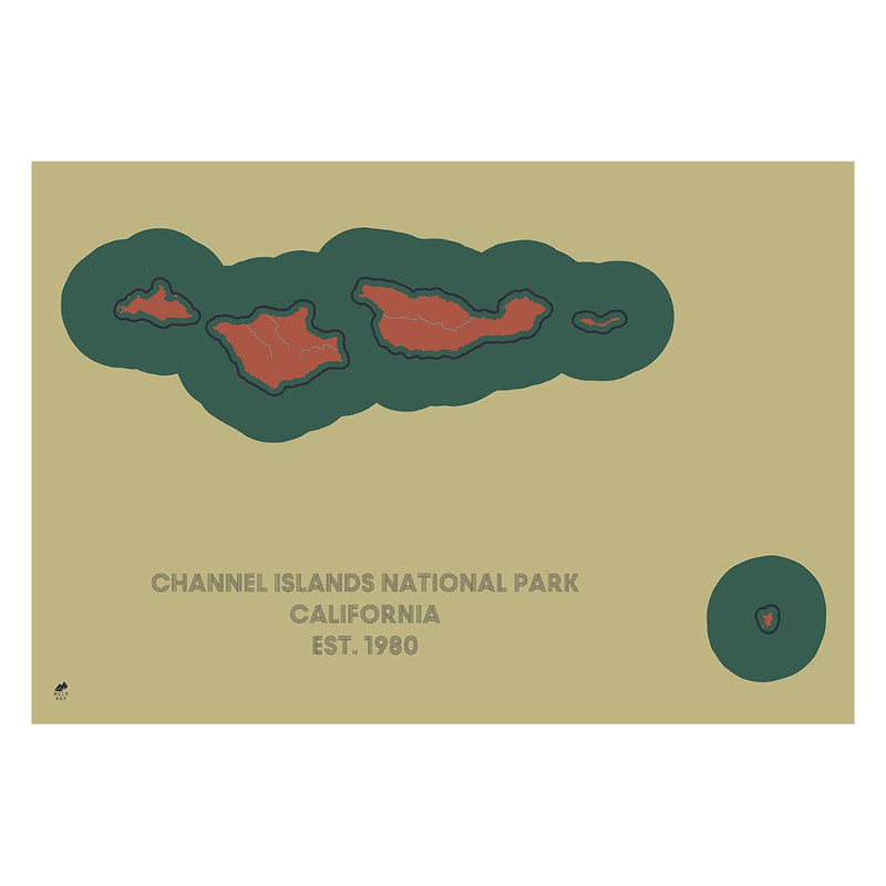 Channel Islands National Park Map - Muir Way - National Park