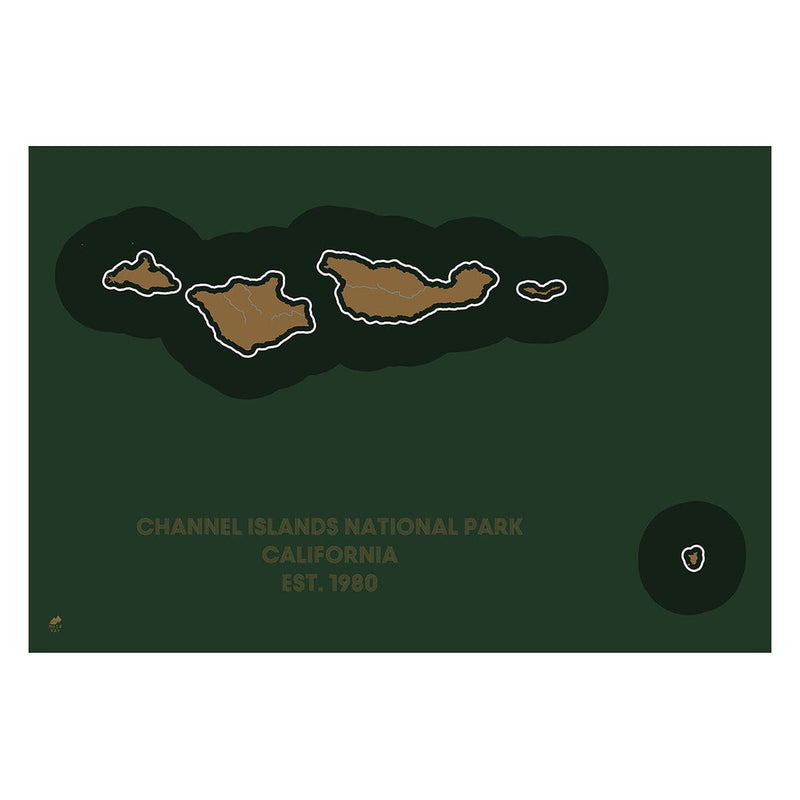 Channel Islands National Park Map - Muir Way - National Park