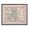 Colorado 1883 Map
