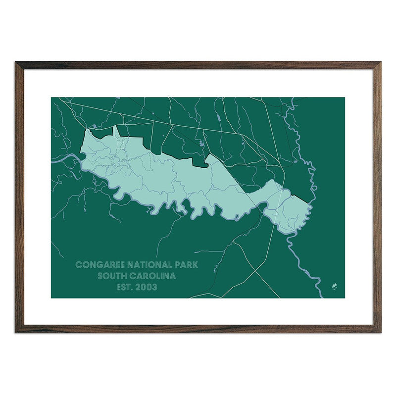 Congaree National Park Map - Muir Way - National Park