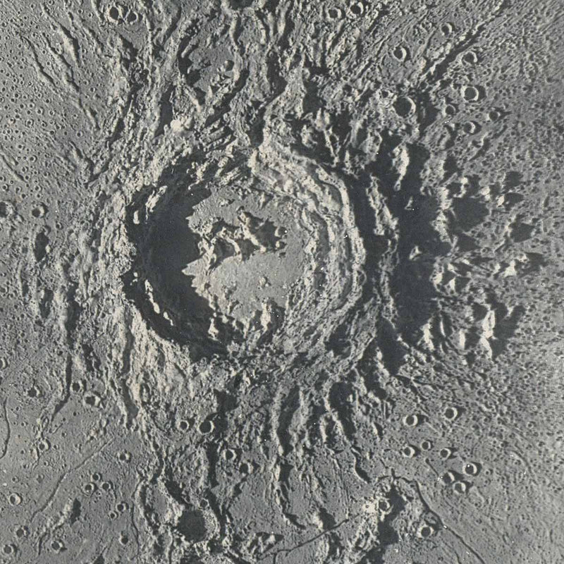 1874 Copernicus Moon Crater Print - Muir Way - Astronomy