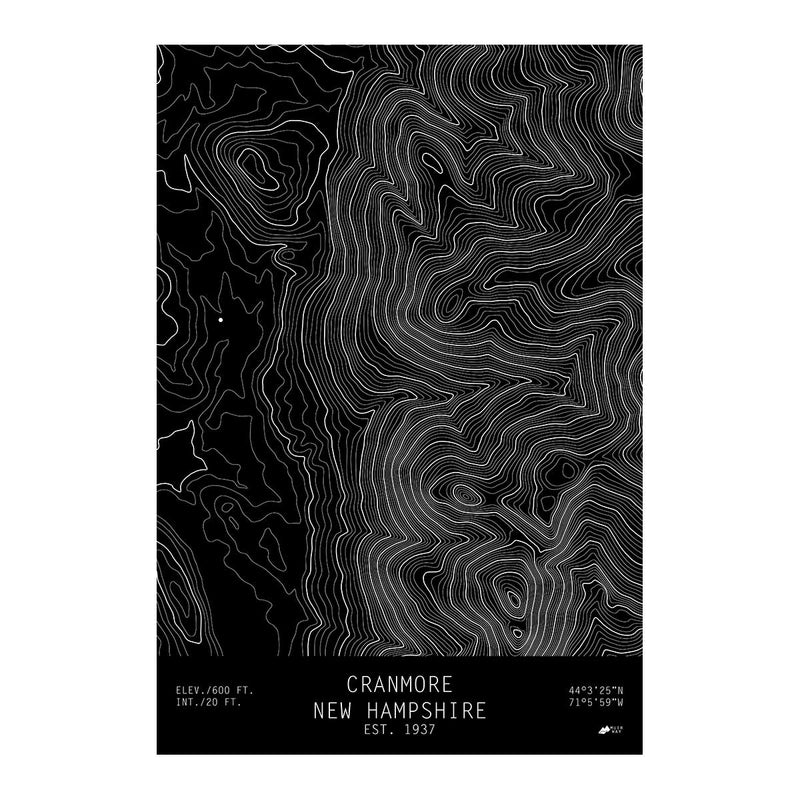 Cranmore, New Hampshire - Muir Way - TOPO Series