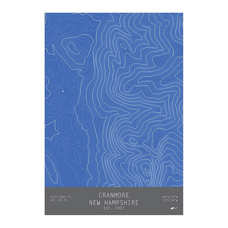 Cranmore, New Hampshire - Muir Way - TOPO Series