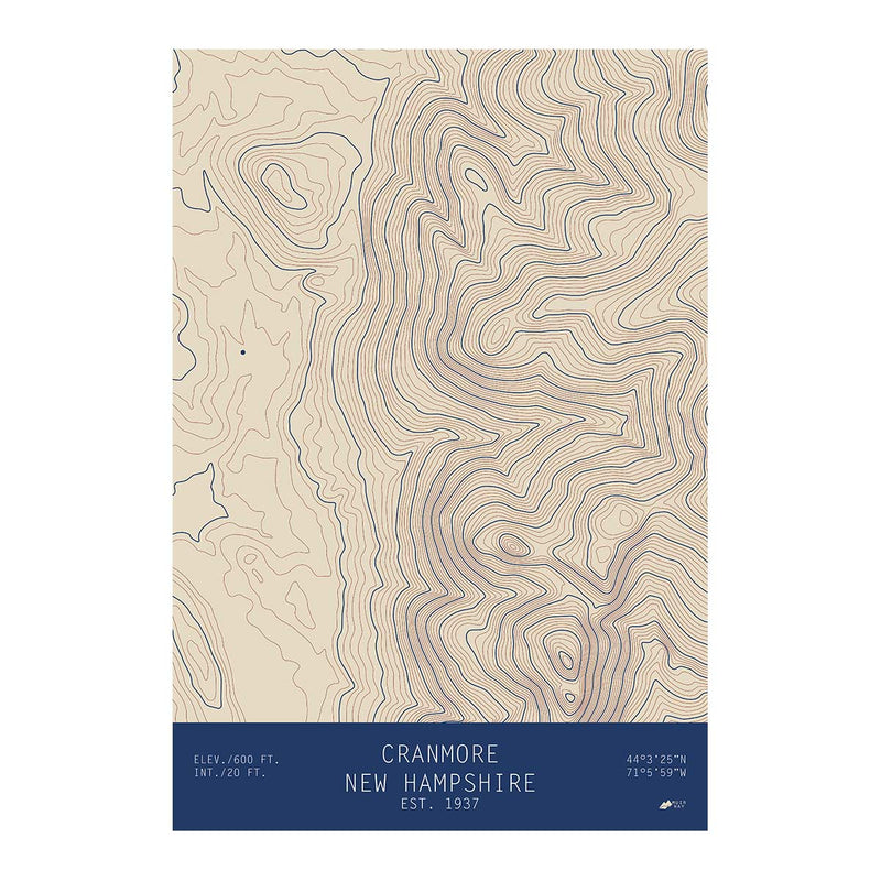 Cranmore, New Hampshire - Muir Way - TOPO Series