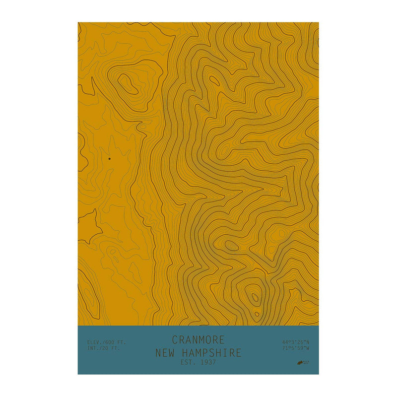 Cranmore, New Hampshire - Muir Way - TOPO Series