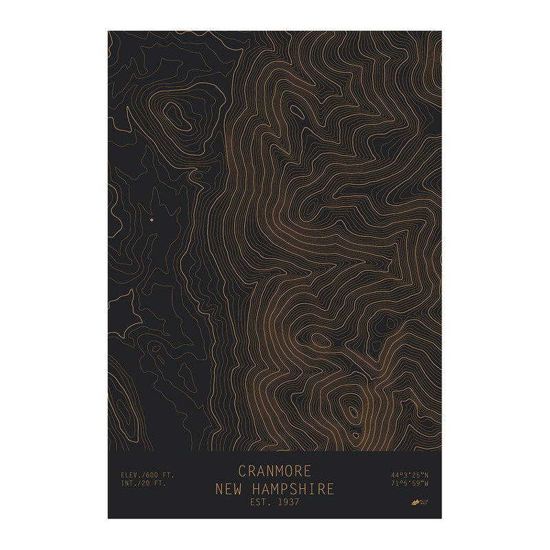Cranmore, New Hampshire - Muir Way - TOPO Series