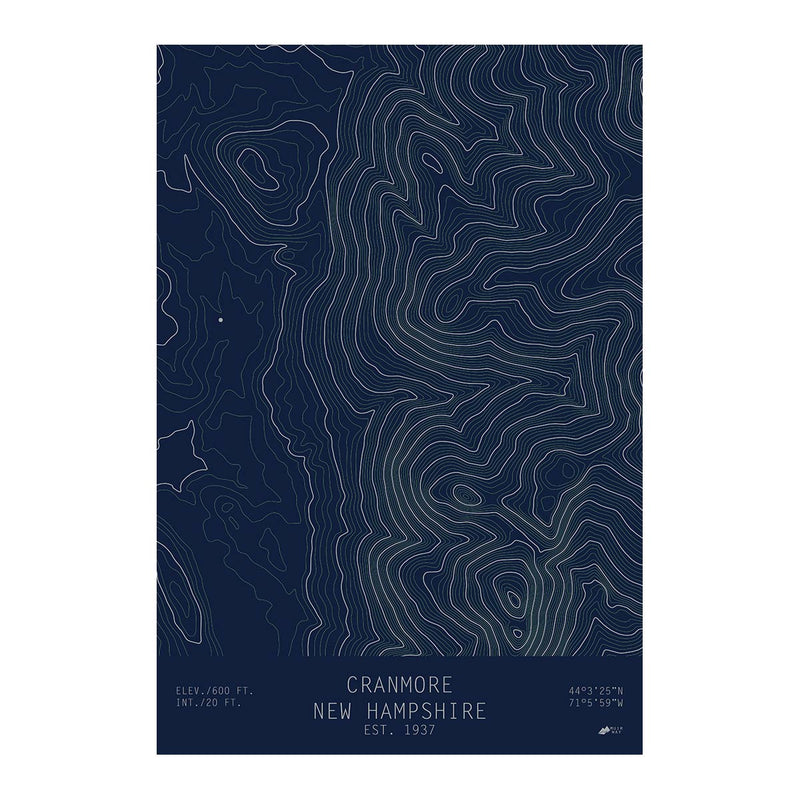 Cranmore, New Hampshire - Muir Way - TOPO Series