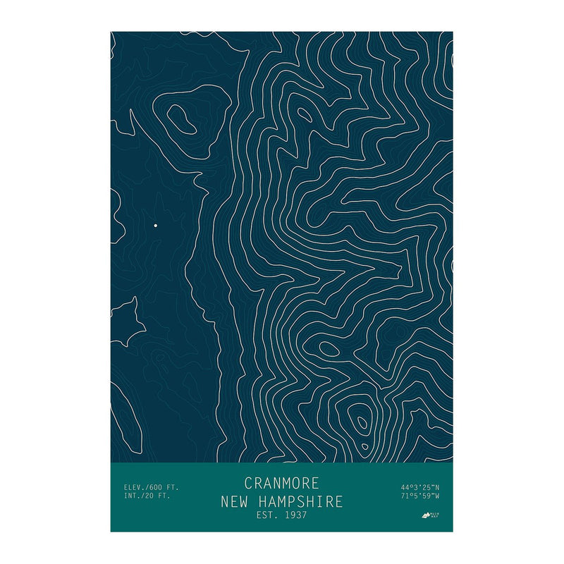 Cranmore, New Hampshire - Muir Way - TOPO Series