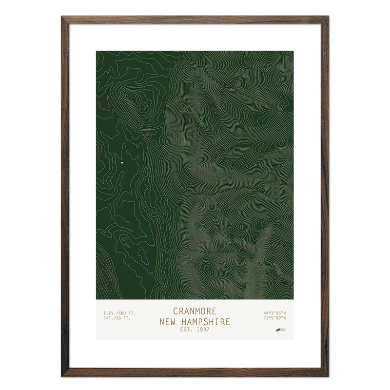 Cranmore, New Hampshire - Muir Way - TOPO Series