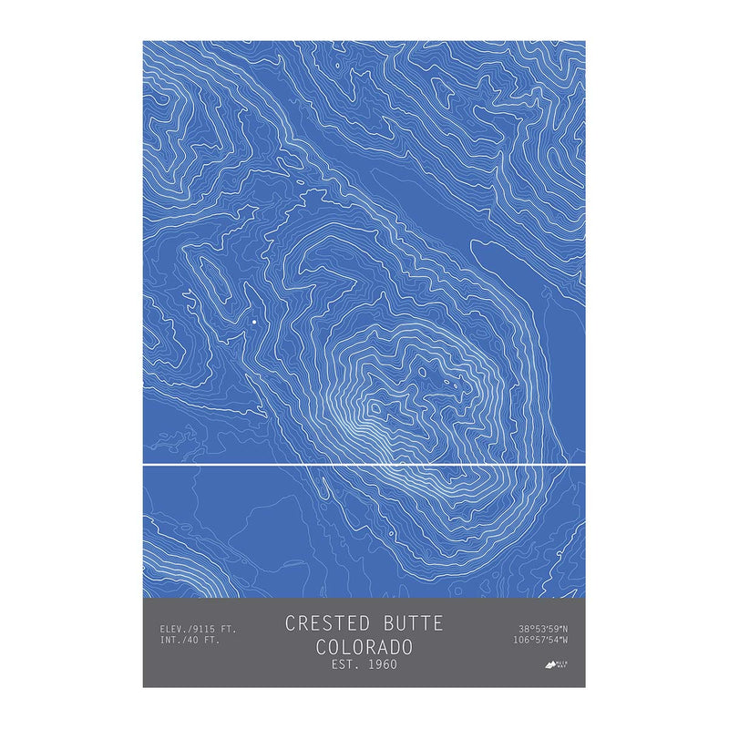 Crested Butte, Colorado - Muir Way - TOPO Series