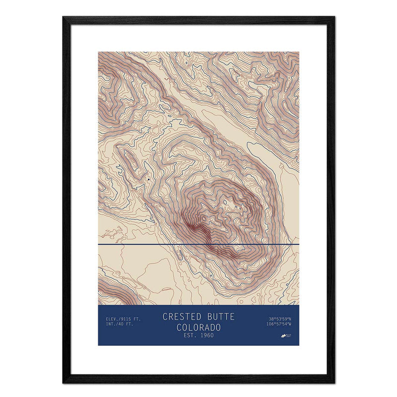 Crested Butte, Colorado - Muir Way - TOPO Series