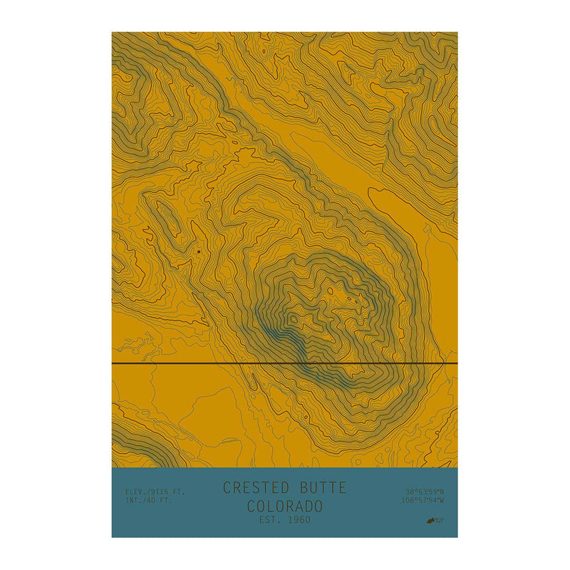 Crested Butte, Colorado - Muir Way - TOPO Series