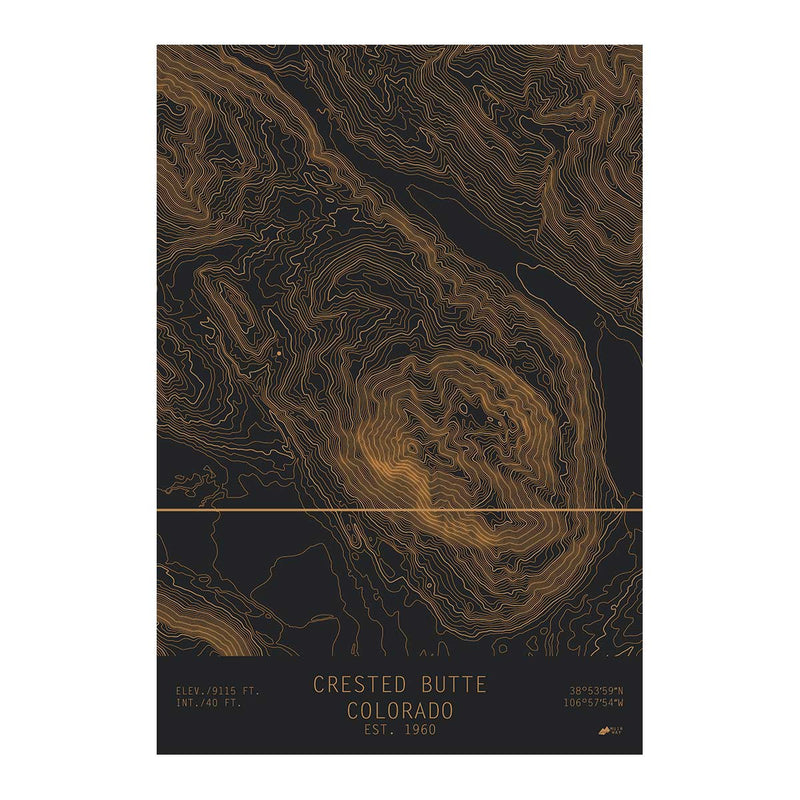 Crested Butte, Colorado - Muir Way - TOPO Series