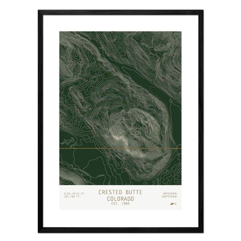 Crested Butte, Colorado - Muir Way - TOPO Series