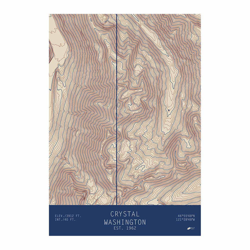 Crystal, Washington - Muir Way - TOPO Series
