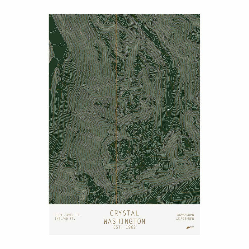 Crystal, Washington - Muir Way - TOPO Series