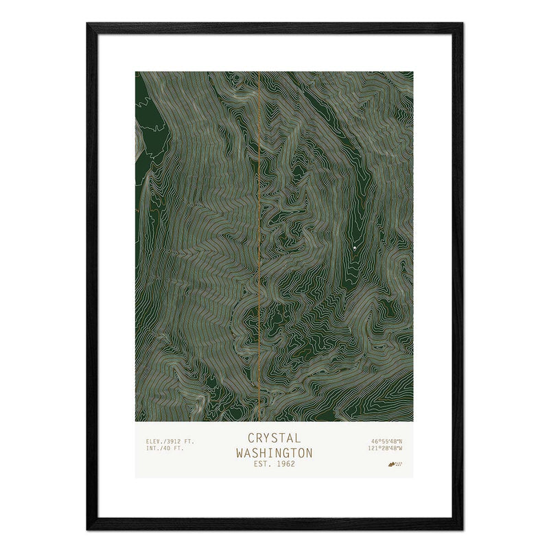 Crystal, Washington - Muir Way - TOPO Series