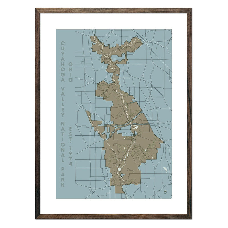 Cuyahoga Valley National Park Map - Muir Way - National Park