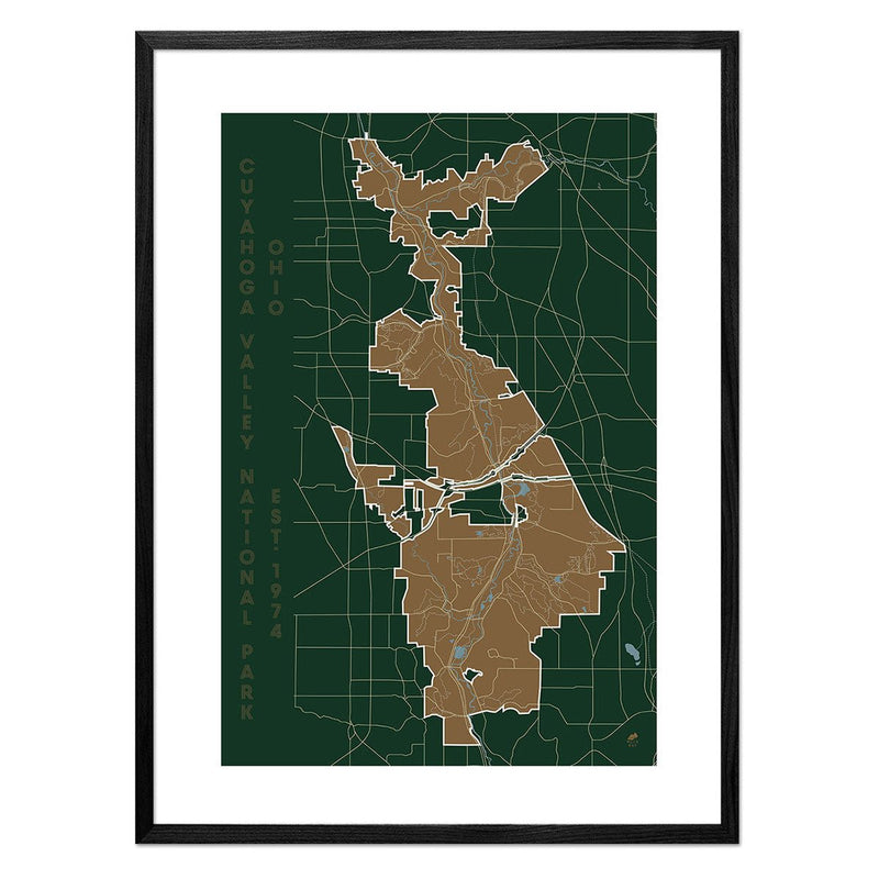 Cuyahoga Valley National Park Map - Muir Way - National Park