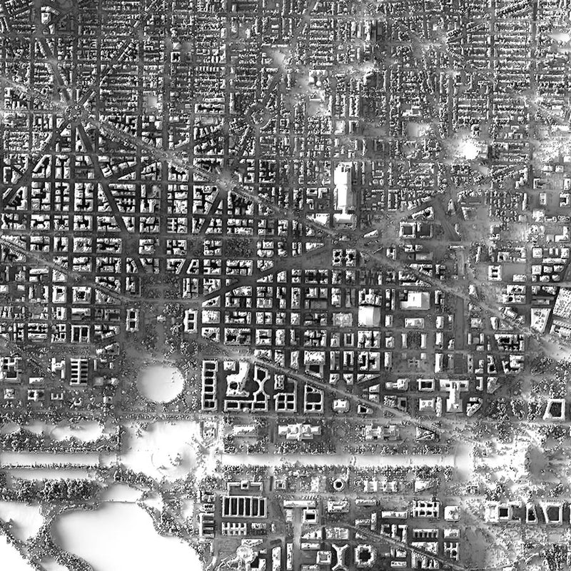 Washington D.C. Elevation Map - Muir Way - Elevation