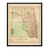 Dakota Territory 1876 Map