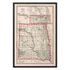 Dakota 1883 Map