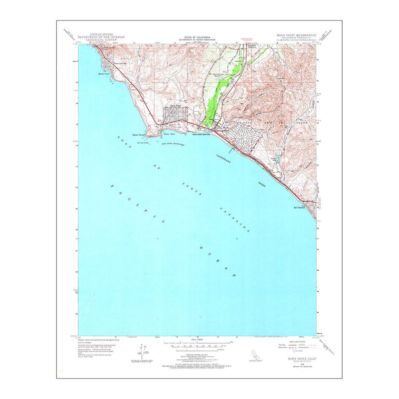 Dana Point Map 1948