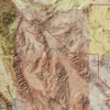 Death Valley Shaded Relief Map