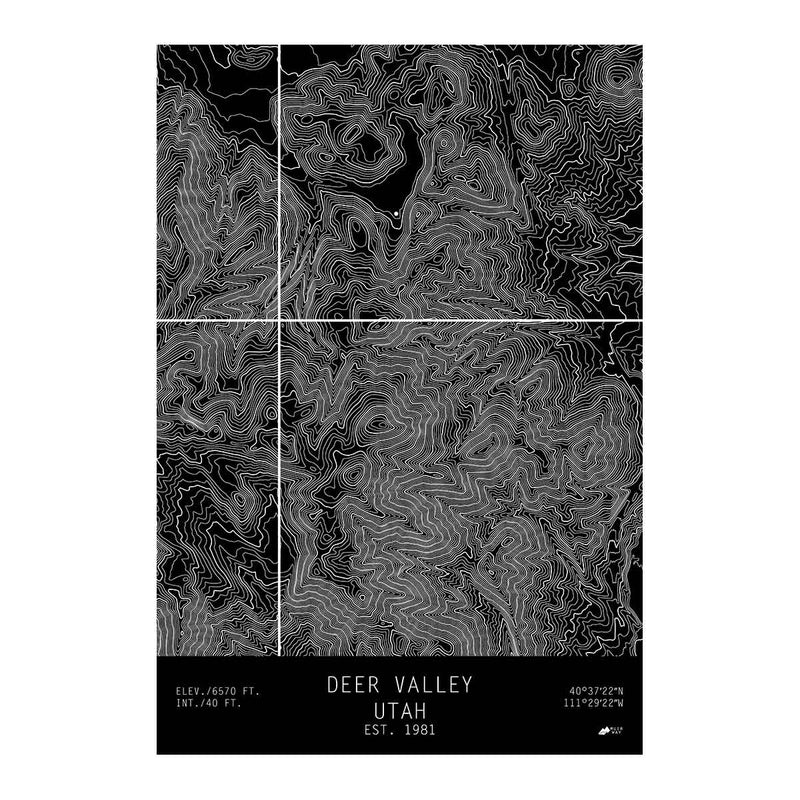 Deer Valley, Utah - Muir Way - TOPO Series