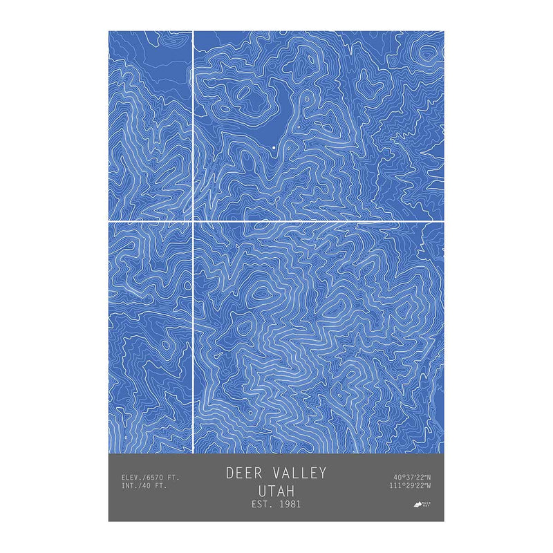 Deer Valley, Utah - Muir Way - TOPO Series