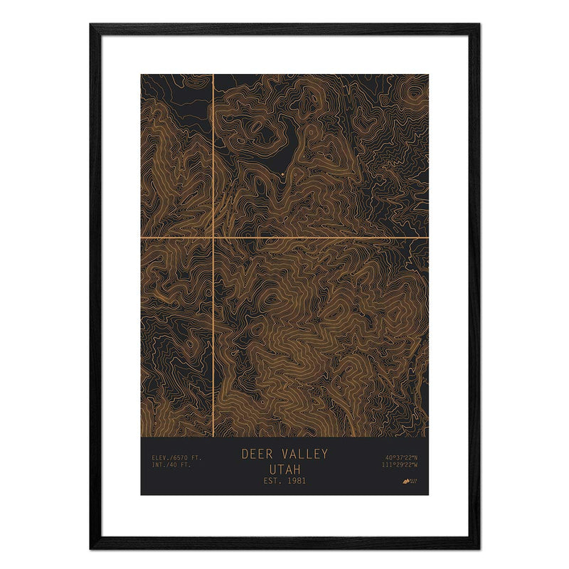 Deer Valley, Utah - Muir Way - TOPO Series