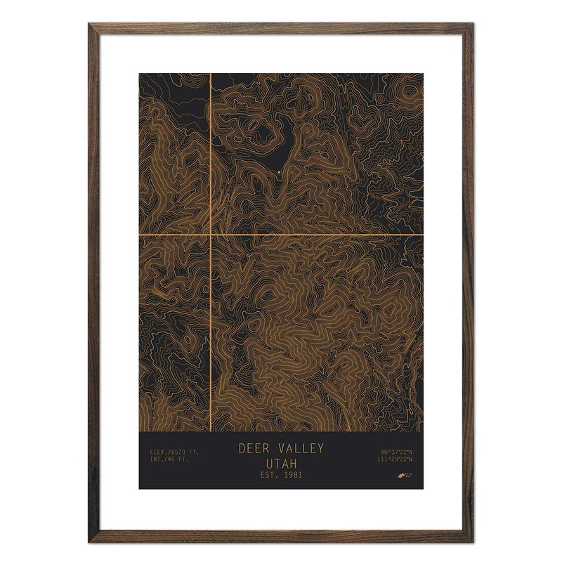 Deer Valley, Utah - Muir Way - TOPO Series