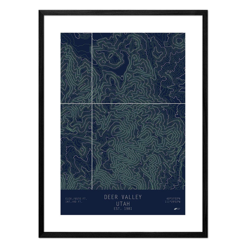 Deer Valley, Utah - Muir Way - TOPO Series