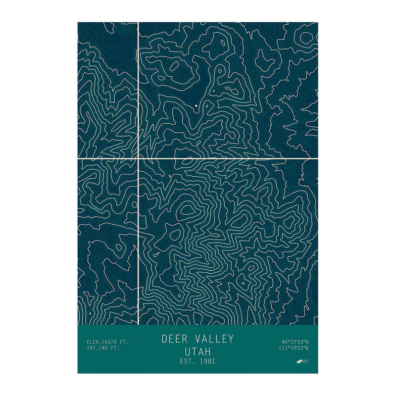 Deer Valley, Utah - Muir Way - TOPO Series