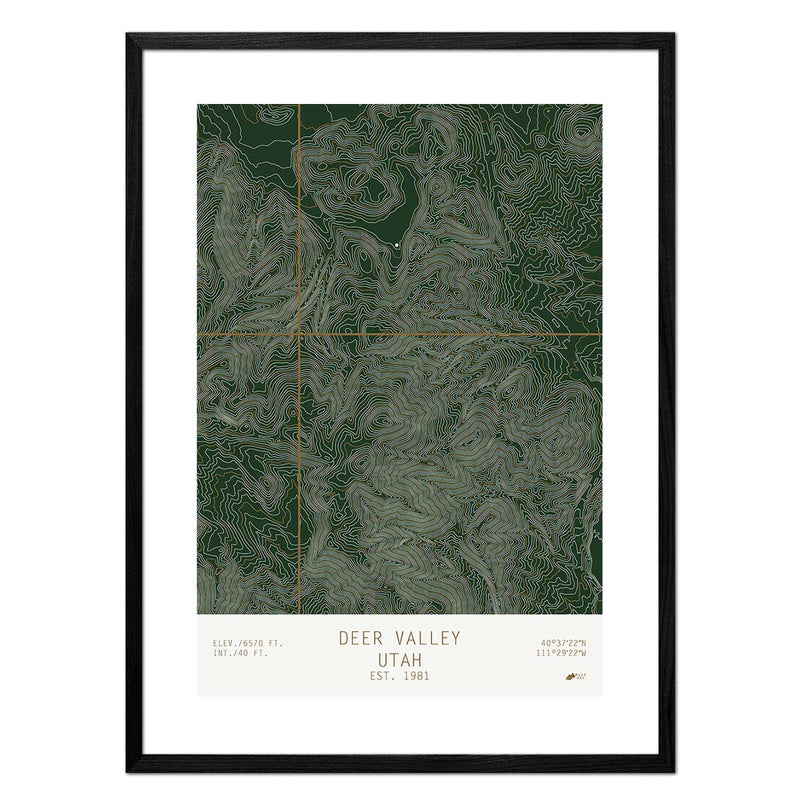 Deer Valley, Utah - Muir Way - TOPO Series