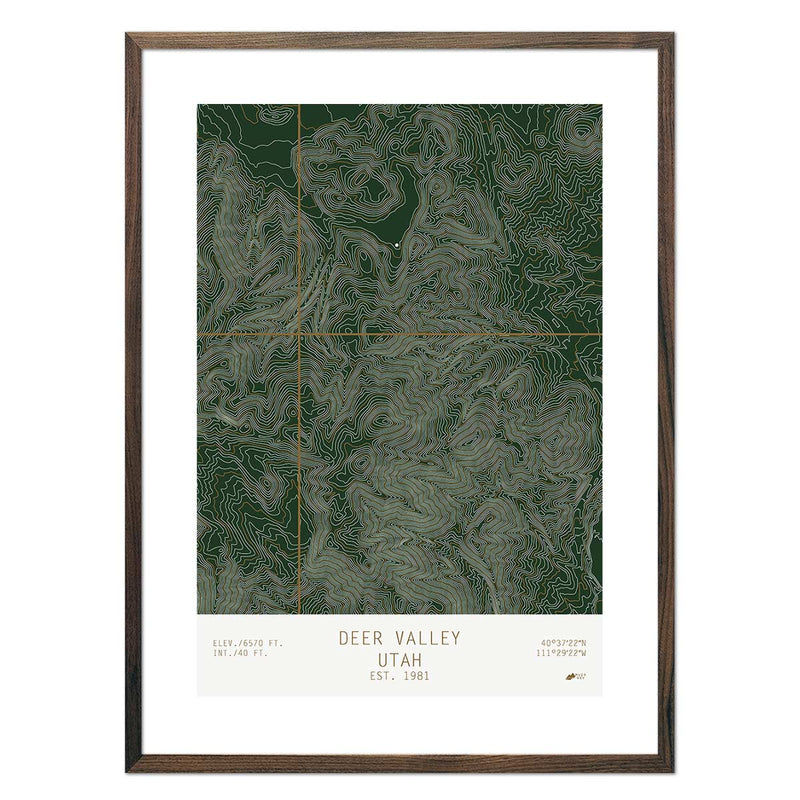 Deer Valley, Utah - Muir Way - TOPO Series