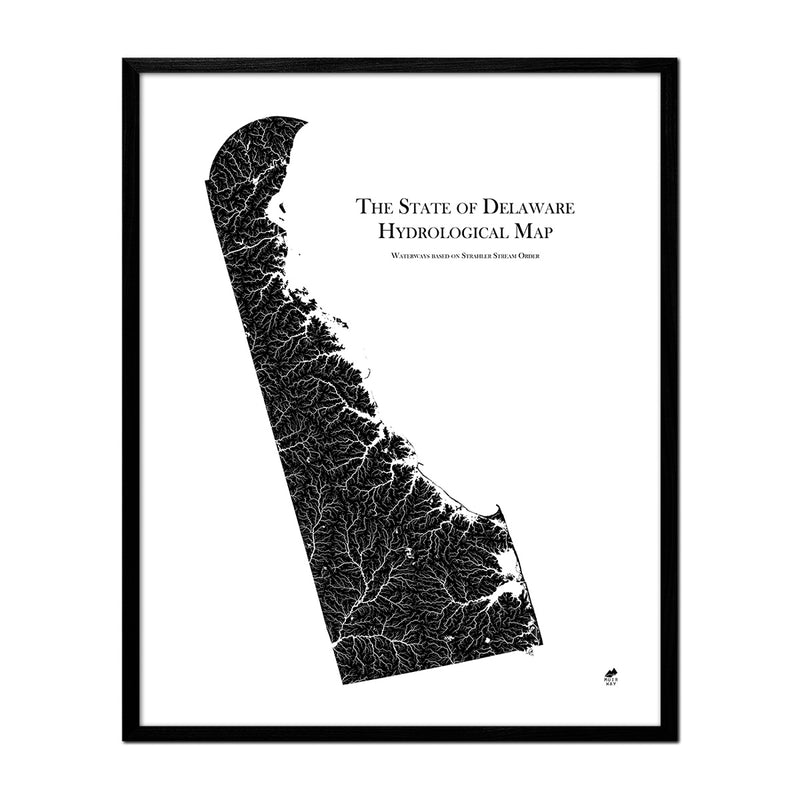 Delaware Hydrological Map - Muir Way - Hydrology