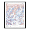 Denali National Park 1954 USGS Map