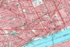 Detroit, MI 1968 USGS Map