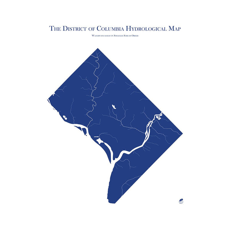 Washington D.C. Hydrological Map - Muir Way - Hydrology