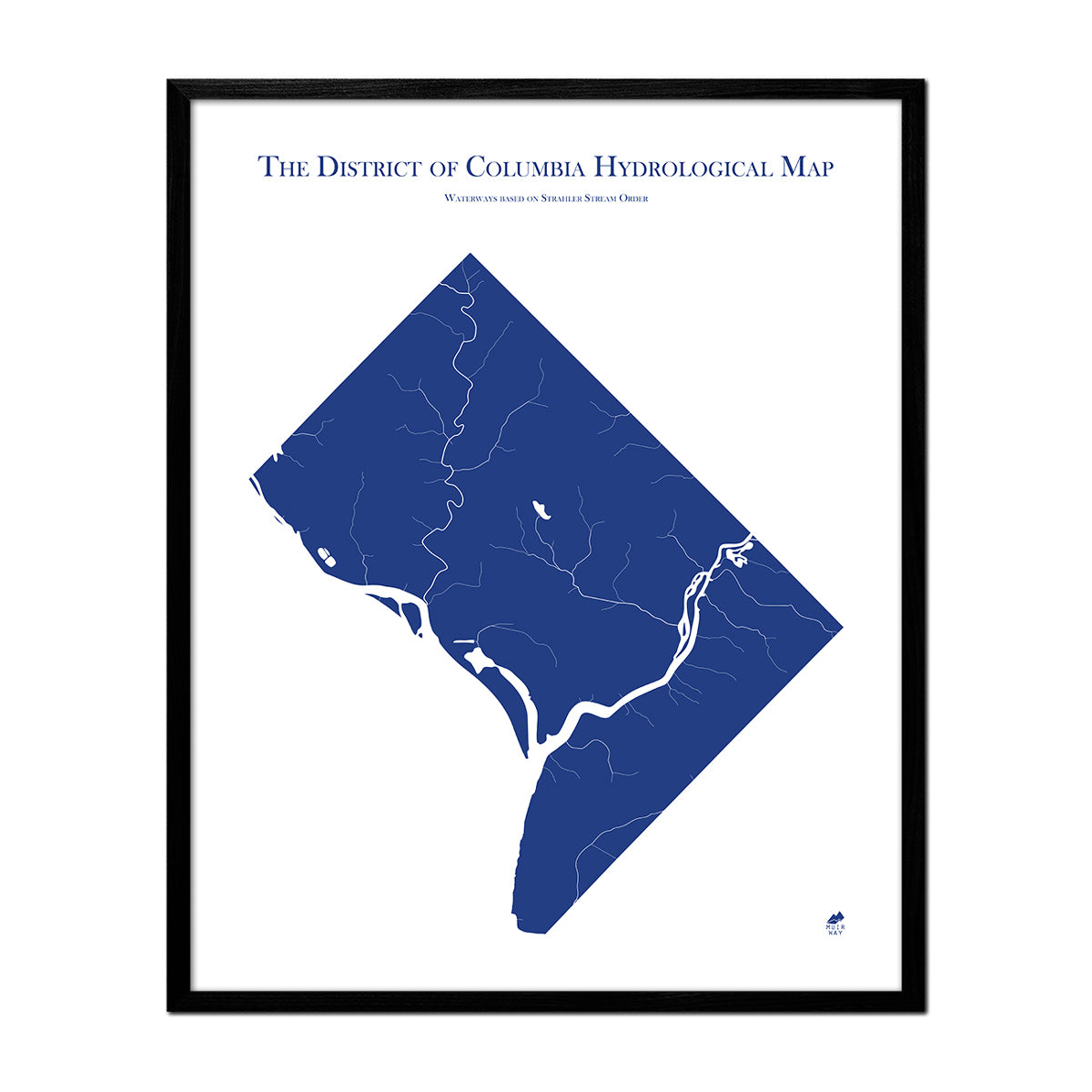 Washington DC Hydrology Map