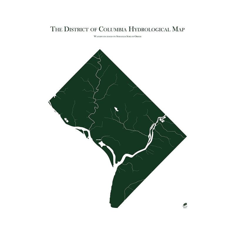 Washington D.C. Hydrological Map - Muir Way - Hydrology
