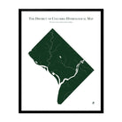 Washington DC Rivers Map